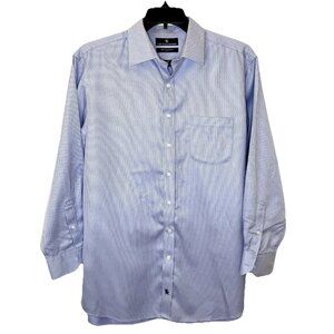 Hart Schaffner Marx Men's Long Sleeve Striped Shirt Cotton Multicolor 16.5-33